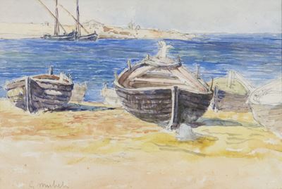 Barche sulla Spiaggia