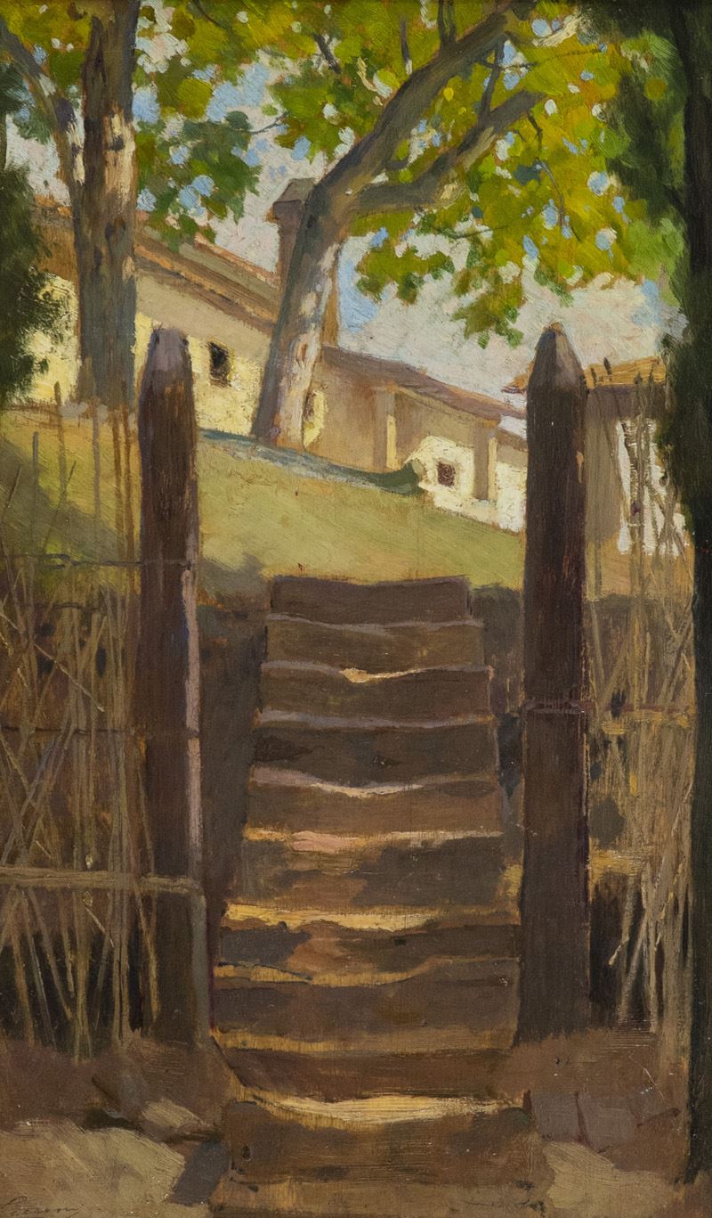 Eugenio Cecconi - Cortile