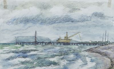 Lavori sul Pontile