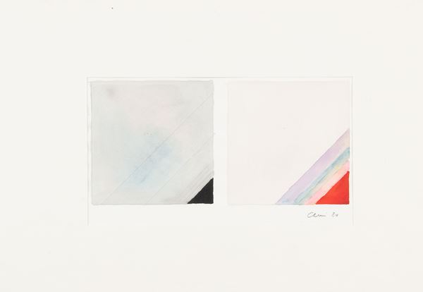 Eugenio Carmi : Figure geometriche  (1984)  - Asta Asta 86 di Arte Moderna e Contemporanea - Fabiani Arte
