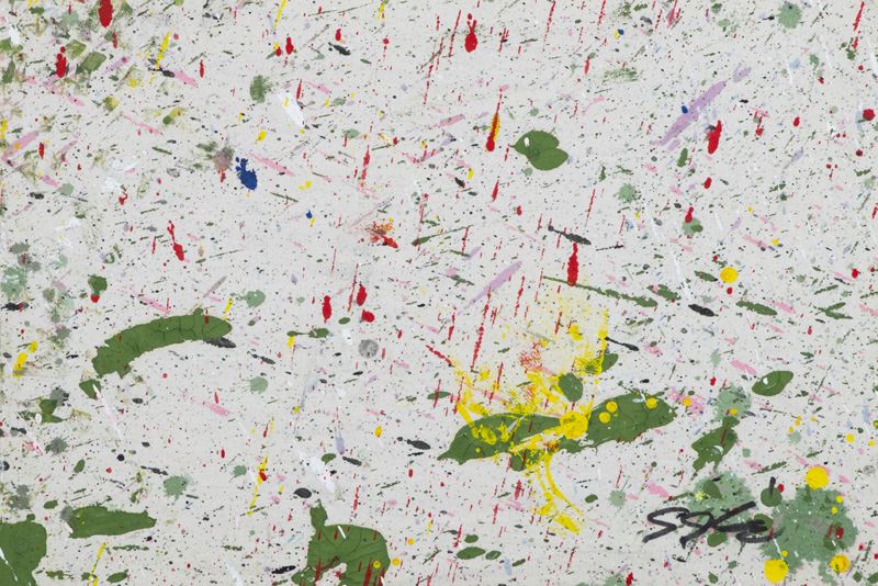 Shozo Shimamoto - Senza Titolo