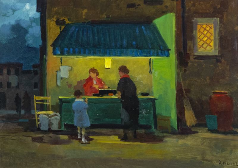 Renato Natali - Venditrice di Caldarroste
