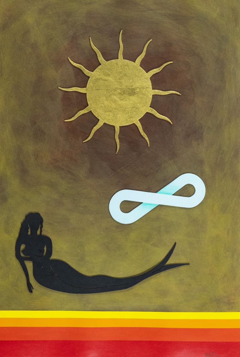 Lucio del Pezzo - Sole e Sirena - Progetto per Guido Ballo