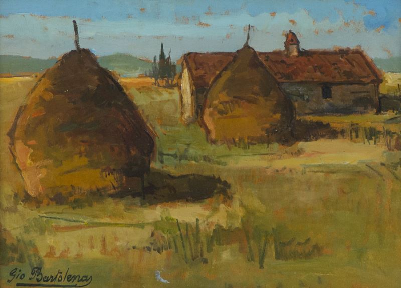 Giovanni Bartolena - Casolare e Pagliai