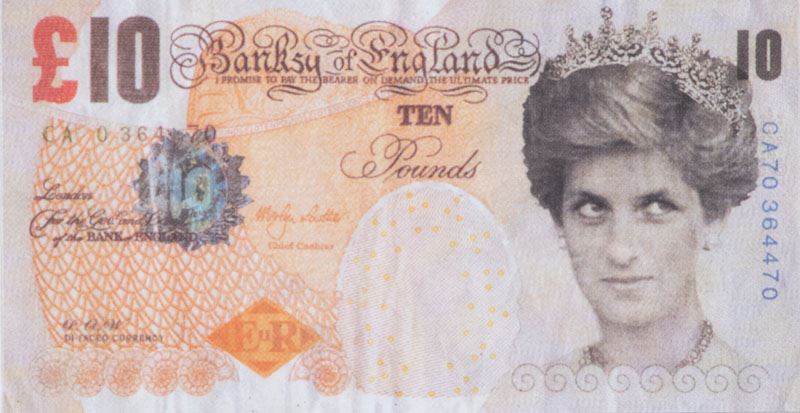 Banksy - The Faced Tenners