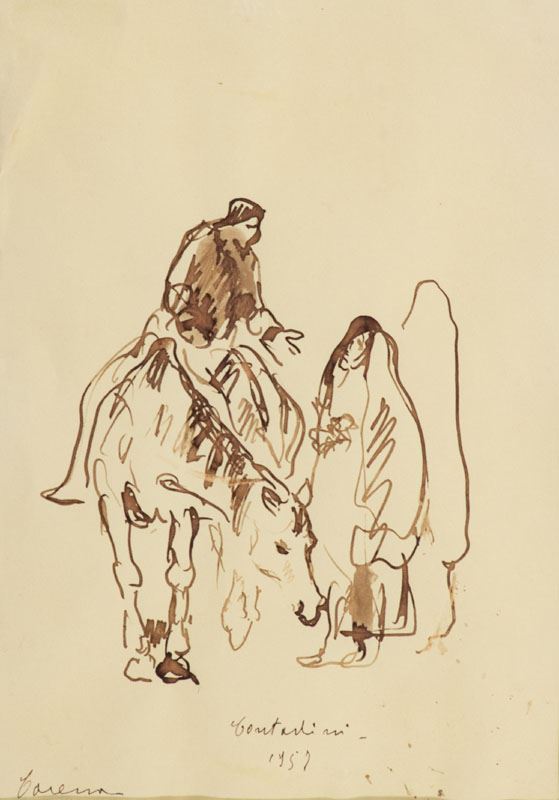 Felice Carena - Contadini