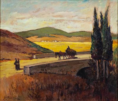 Paesaggio a Campolecciano