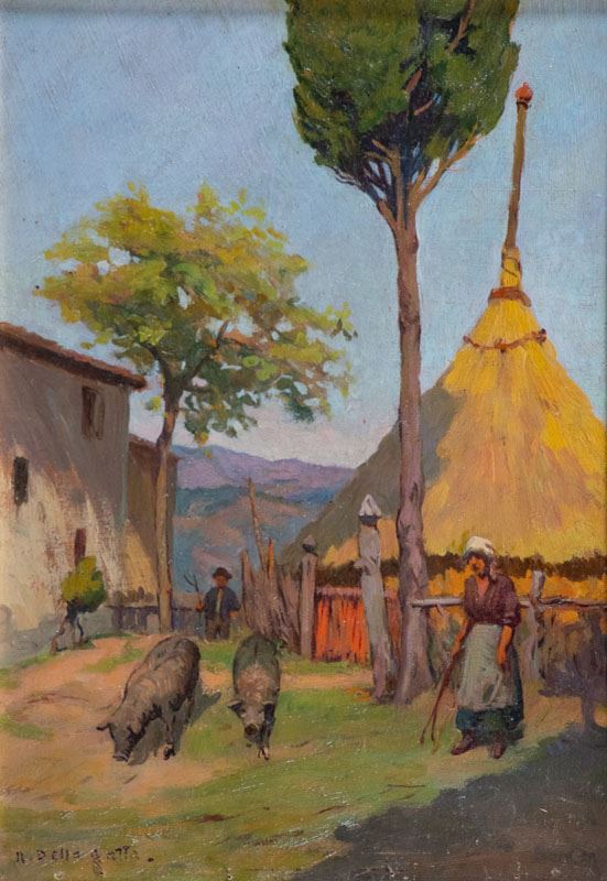 Anacleto (nino) della Gatta - Scena Agreste
