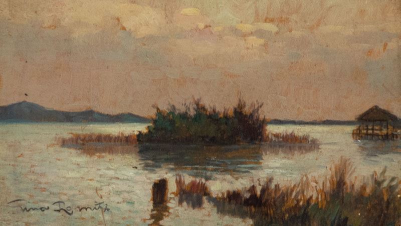 Gino Romiti - Paesaggio Lacustre