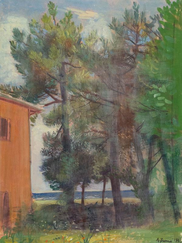 Achille Funi - Paesaggio Versiliese