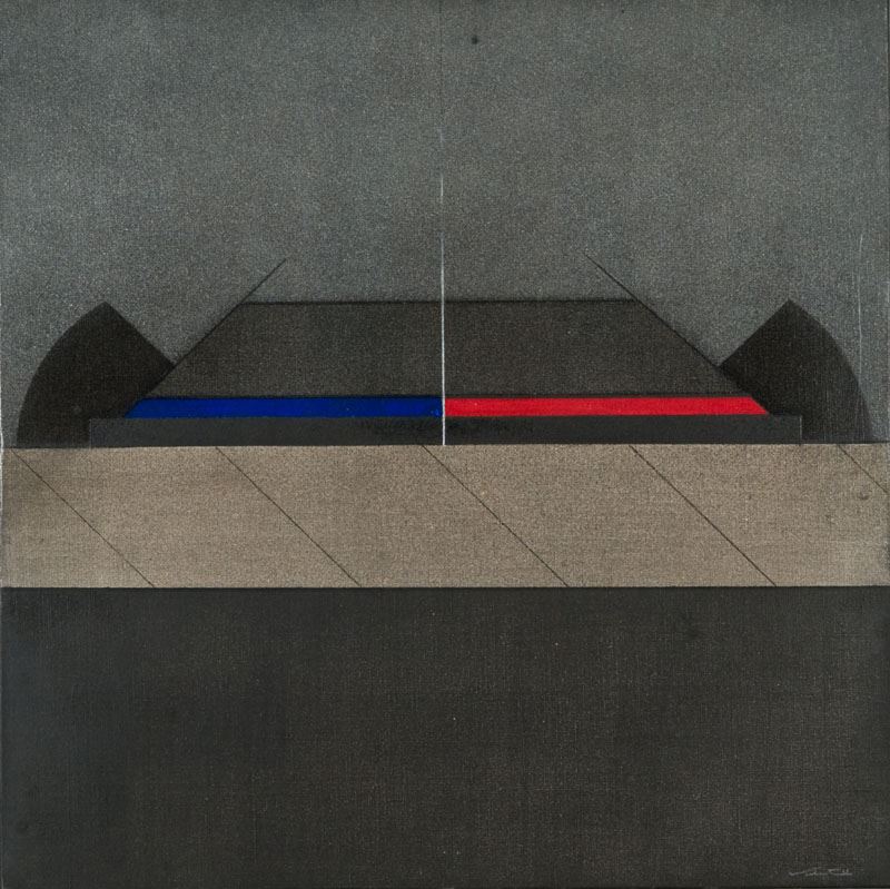 Walter Valentini - Orizzontale Rosso - Azzurro