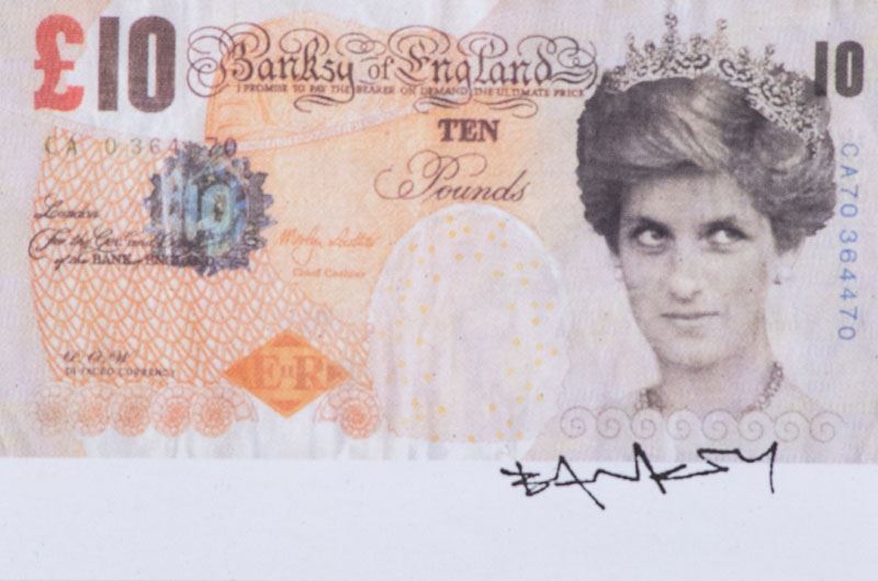 Banksy - The Faced Tenners