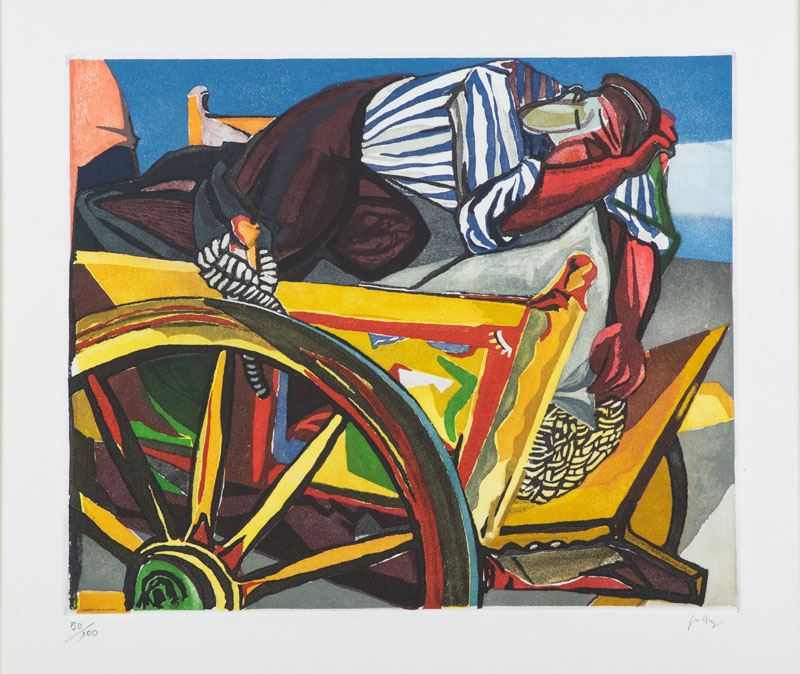 Renato Guttuso - Riposo sul Carro