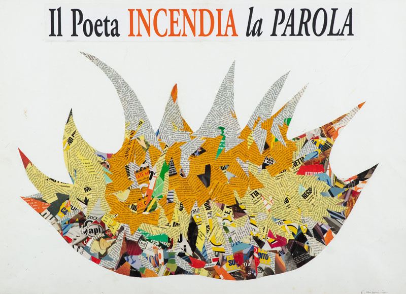 Eugenio Miccini - Il Poeta Incendia la Parola