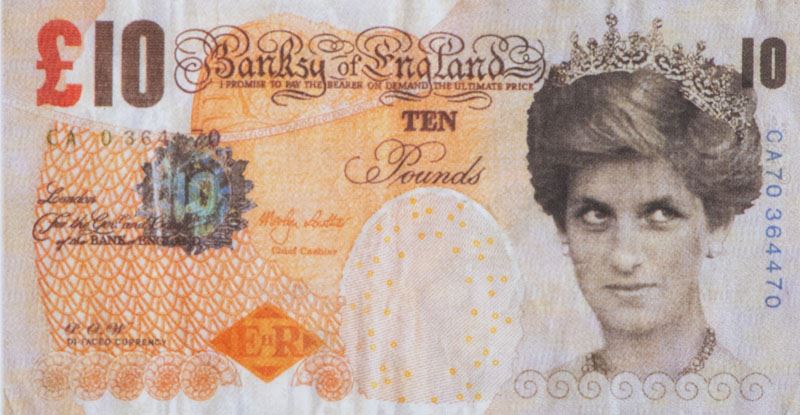 Banksy - The Faced Tenners