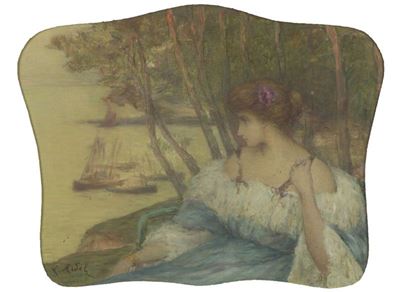 Paesaggio con Figura Femminile