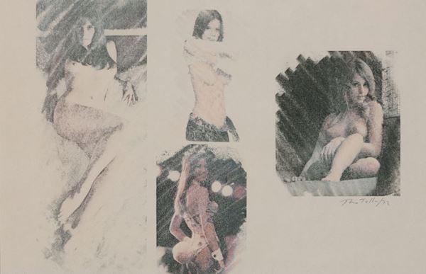 Mimmo Rotella : Cover girls  (1972)  - Asta Asta 86 di Arte Moderna e Contemporanea - Fabiani Arte
