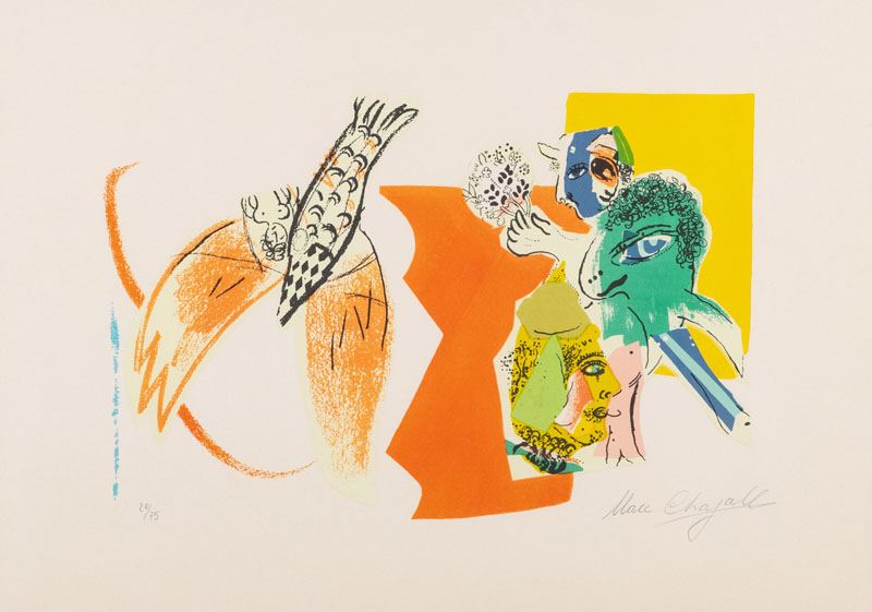 Marc Chagall - Flying Fish