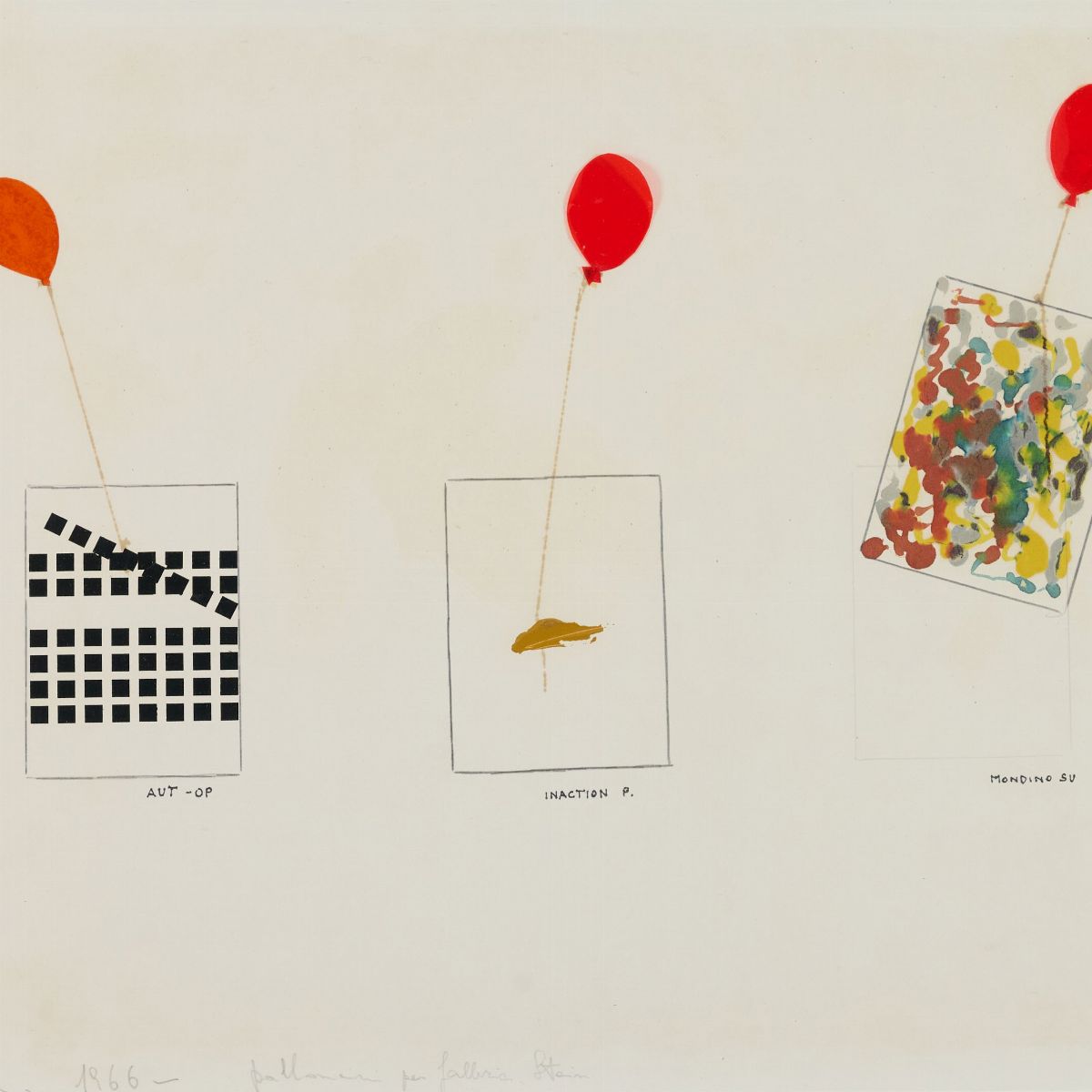 Palloncini per Galleria Stein (progetto per esposizione)