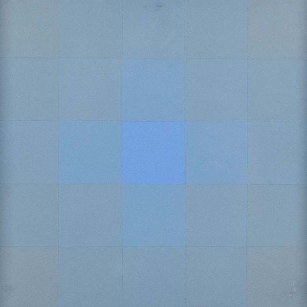 Jorrit Tornquist : Opus 437  (1971)  - Acrilico su carta applicata su tavola - Asta Arte Moderna e Contemporanea, '800 e'900 - Fabiani Arte