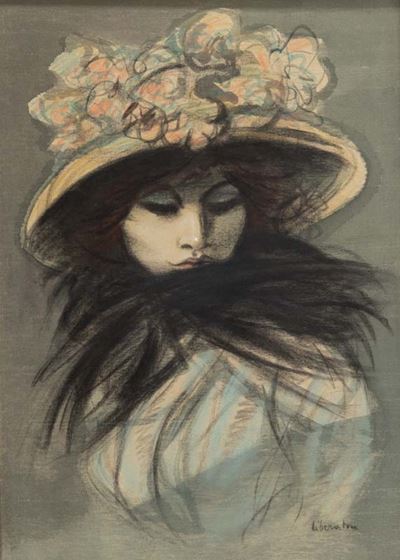 Donna con Cappello