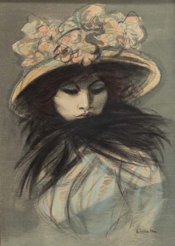 Fausto Maria Liberatore - Donna con Cappello