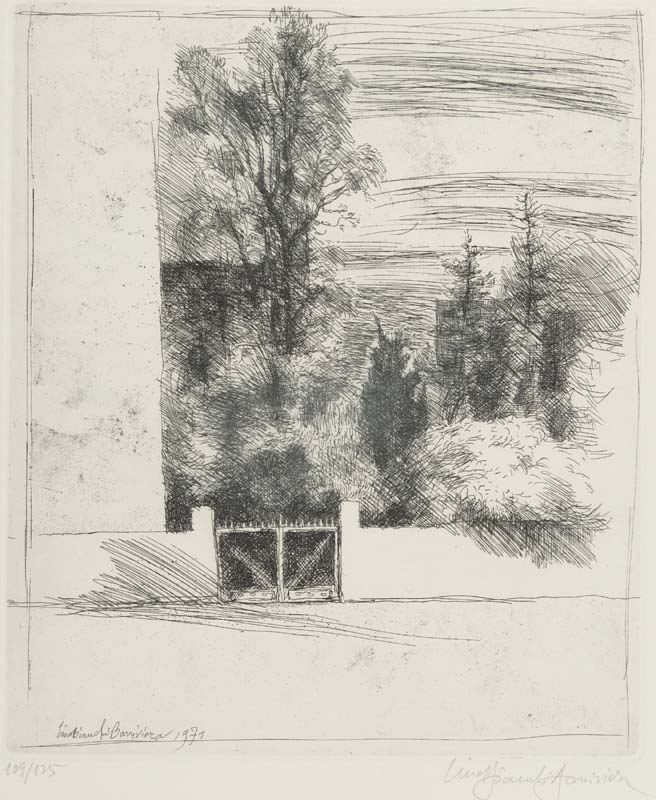 Lino Bianchi Barriviera - Ingresso alla Villa