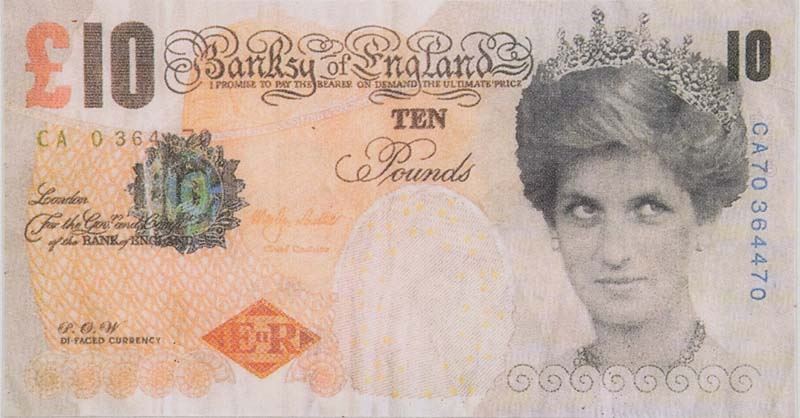 Banksy - The Faced Tenners