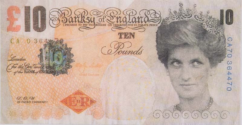 Banksy - The Faced Tenners