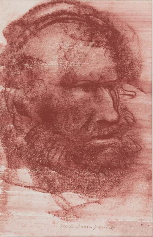 Pietro Annigoni - Volto Maschile