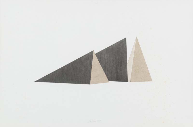Giuseppe Uncini - Senza Titolo - Serie Ombre
