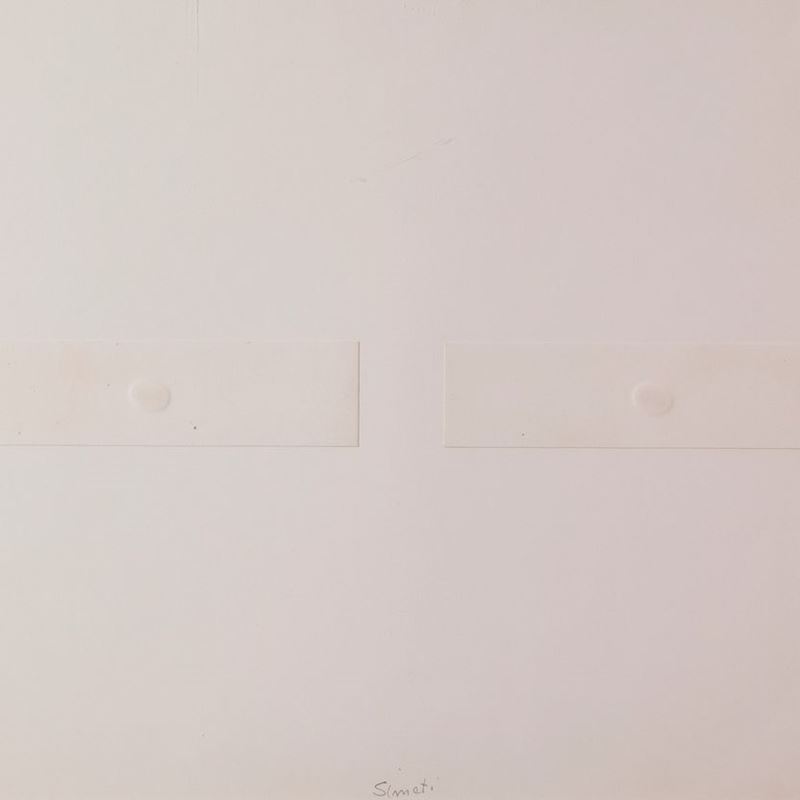 2 piccoli ovali bianchi