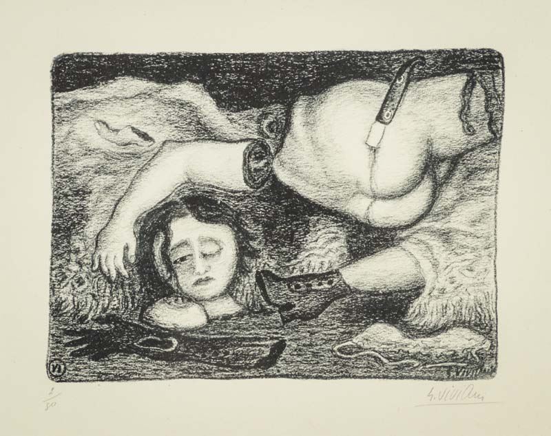 Giuseppe Viviani - Da Romanzo Nero, Tavola Vi