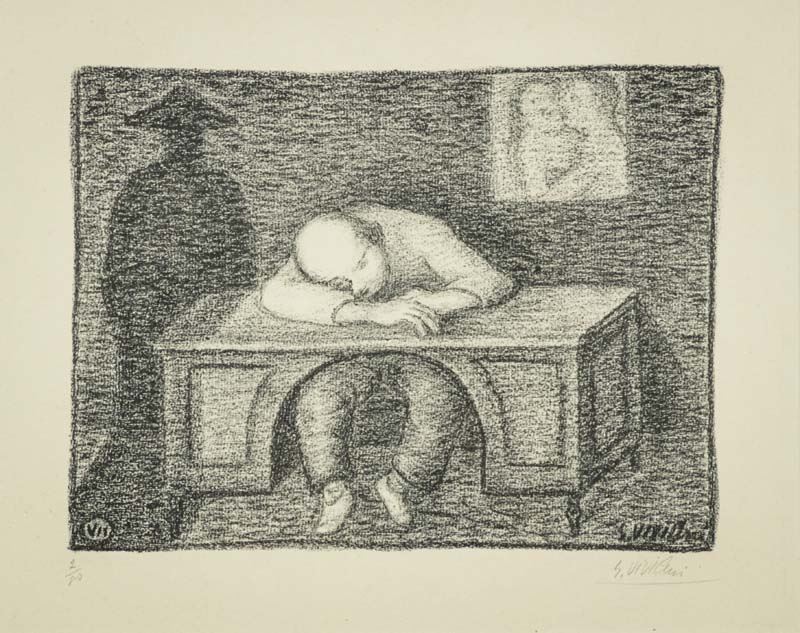 Giuseppe Viviani - Da Romanzo Nero, Tavola VII