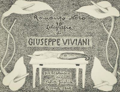 Da Romanzo Nero, Frontespizio