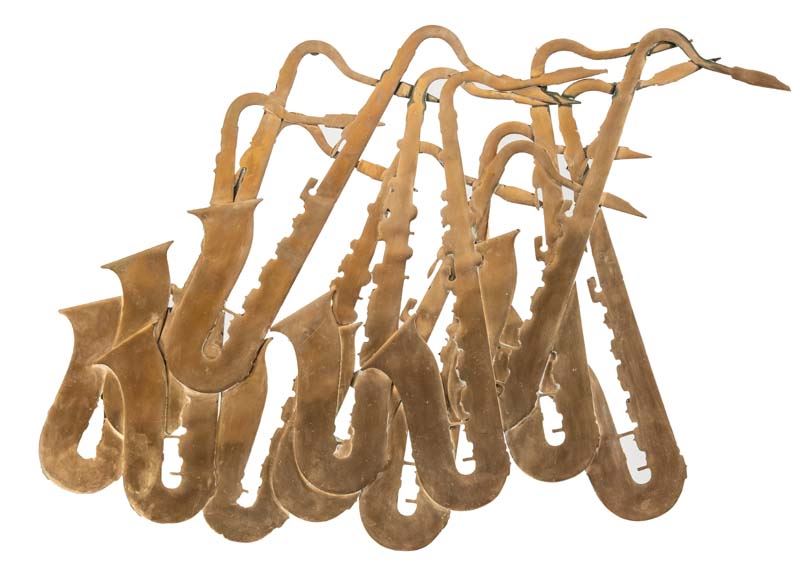 Arman - Basrelief Saxophones