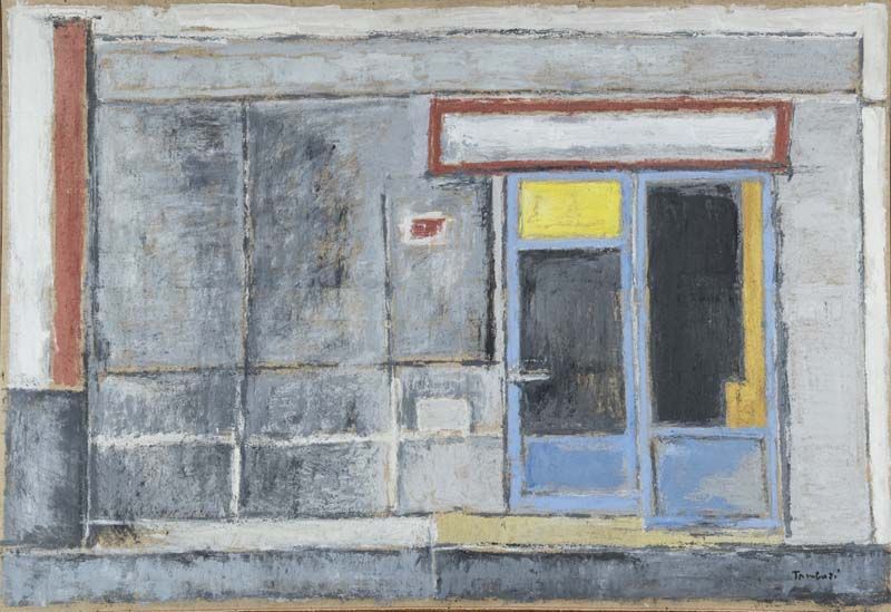 Orfeo Tamburi - Bottega Azzurra, Fondo Grigio