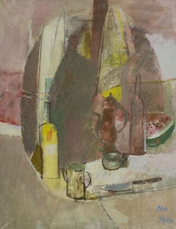 Gastone Breddo : Ovale rosa  (1955-1960)  - Asta Asta a tempo di Arte Moderna e Contemporanea  - Fabiani Arte