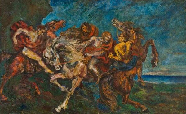 Aligi Sassu : Battaglia di cavalieri  (1943)  - Asta Asta a tempo di Arte Moderna e Contemporanea - Fabiani Arte
