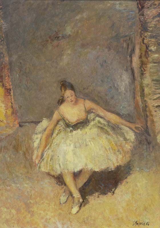 Giuseppe Manfredi : Ballerina  (1976)  - Asta Asta a tempo di Arte Moderna e Contemporanea  - Fabiani Arte