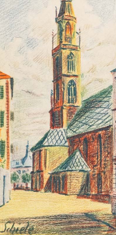 Egon Schiele - Kirche von bozen