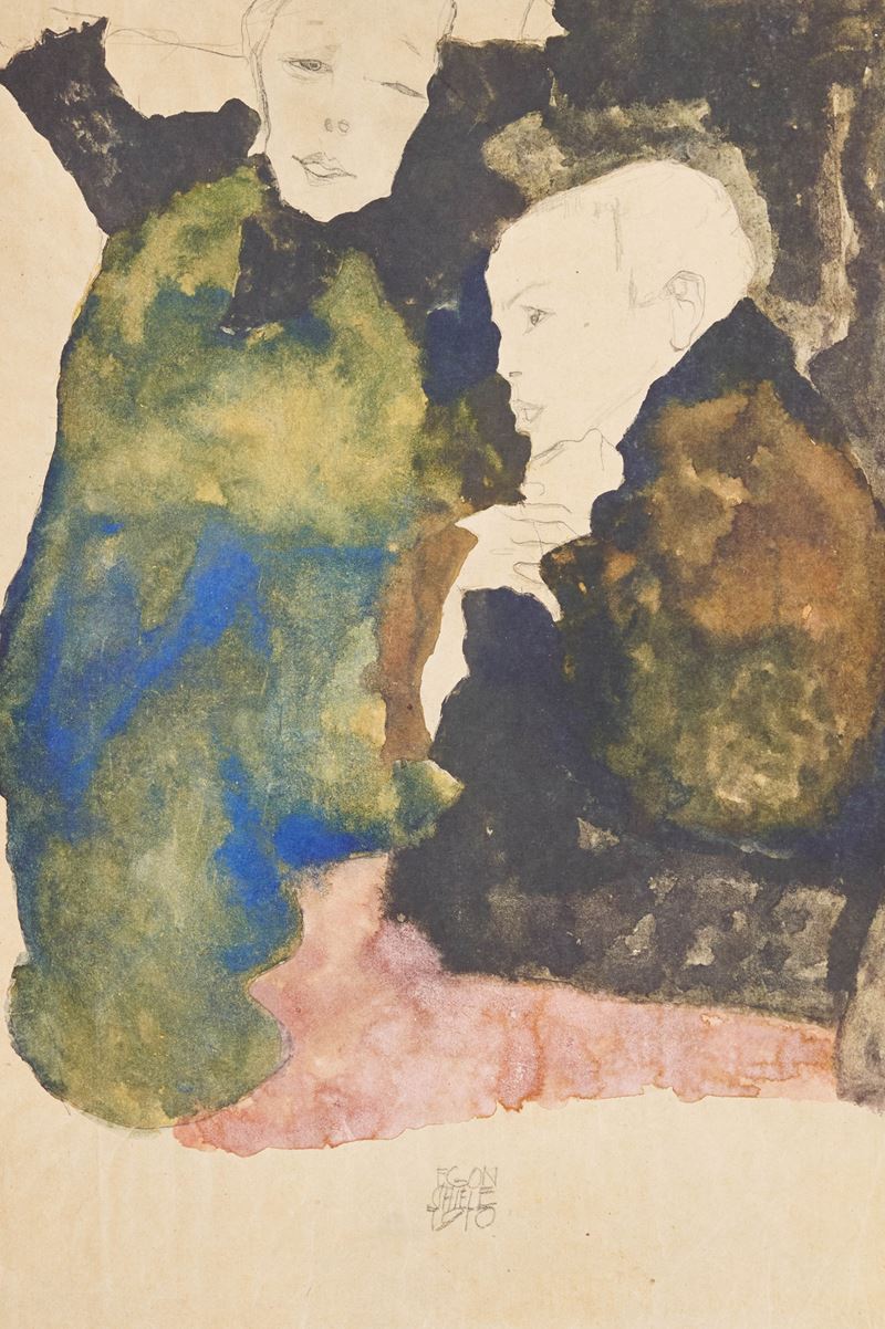 Egon Schiele - Vorstadtkinider