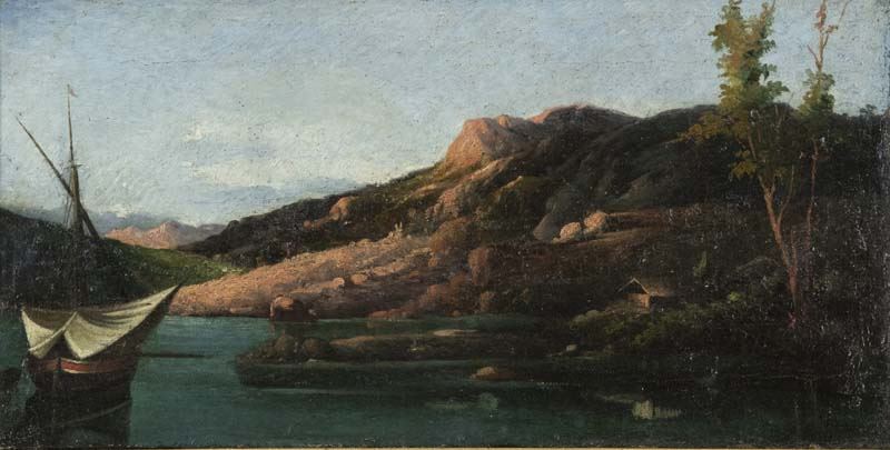 Cabianca Vincenzo (attribuito) - Paesaggio