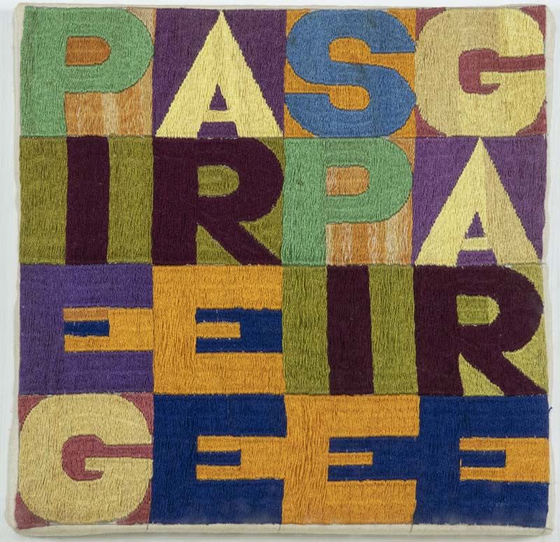 Alighiero Boetti - Piegare e Spiegare