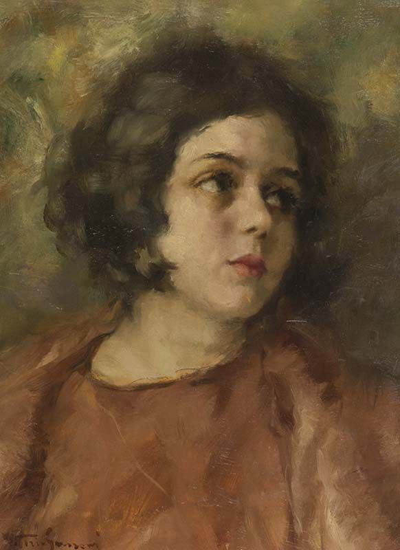 Vittorio Gussoni - Ritratto di Fanciulla