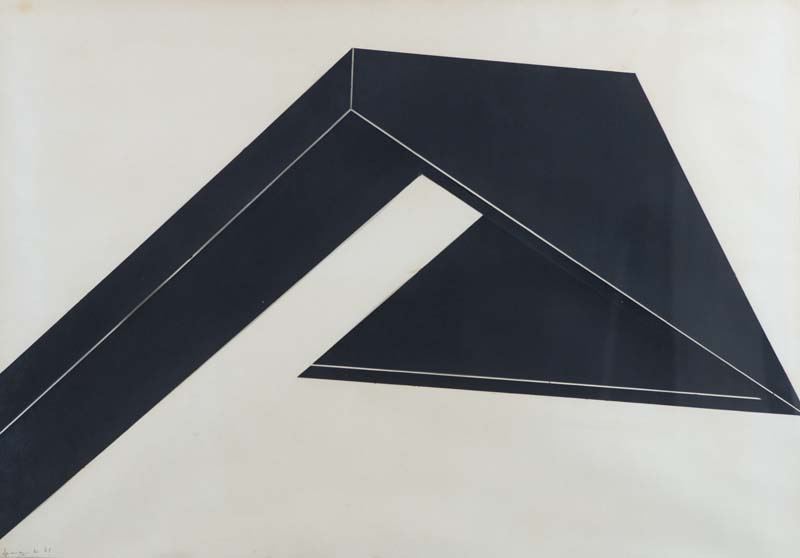 Giuseppe Spagnulo - Studio per "struttura - Ascesa Diagonale"