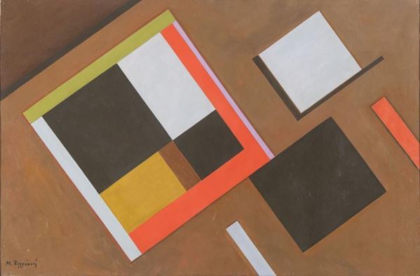 Mauro Reggiani : Composizione n°1  (1964)  - Asta Arte Moderna e Contemporanea , '800 e '900 - Fabiani Arte