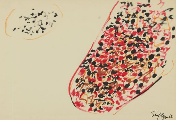 Antonio Sanfilippo : L 11  (1962)  - Asta Arte Moderna e Contemporanea , '800 e '900 - Fabiani Arte