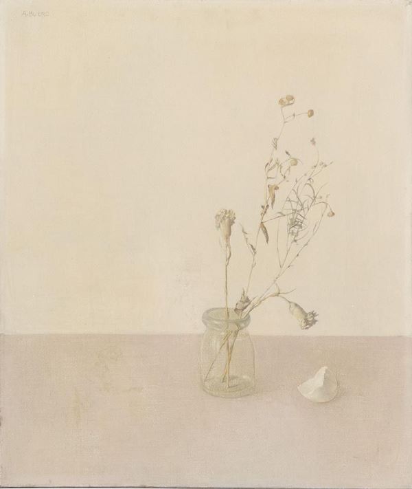 Antonio Bueno - Vaso di fiori secchi