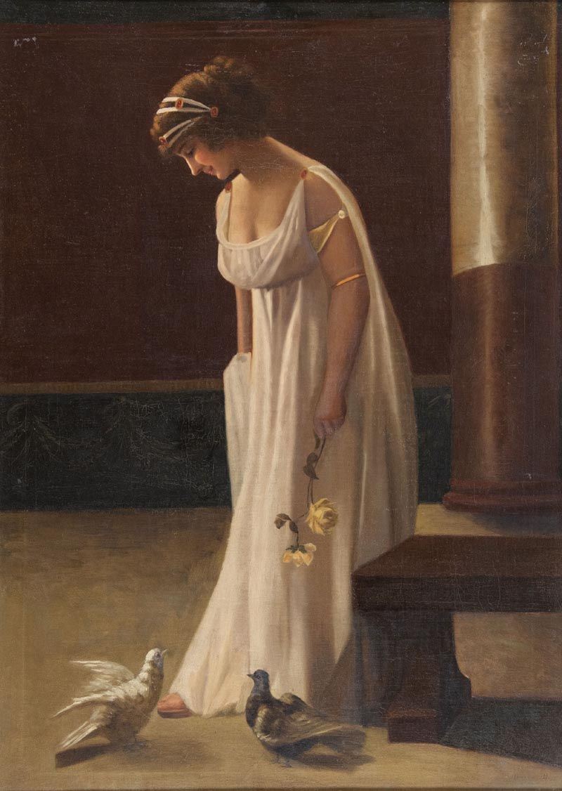 Federico Maldarelli - Ragazza Pompeiana